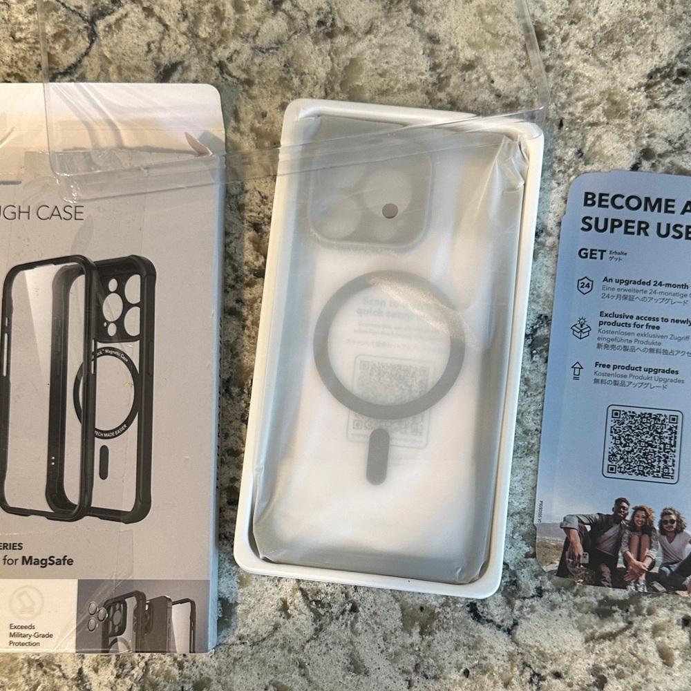 ESR Armor Tough Case for IPHONE 15 PRO MAX
MagSafe Compatible Phone Case - Black